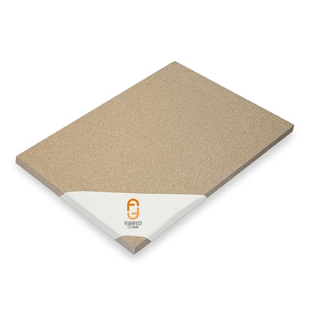 Plaque de foyer en vermiculite de 300 sur 200 sur 25 millimètres