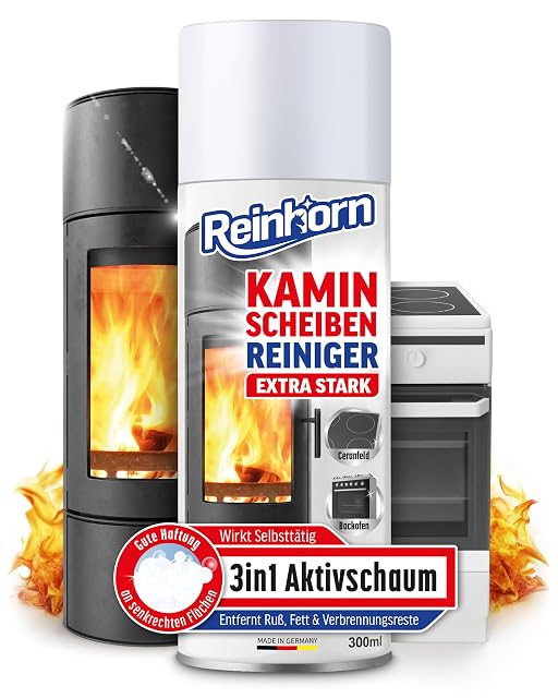 Bombe Reinhorn de 300 millilitres de mousse active nettoyante pour vitres de poêle
