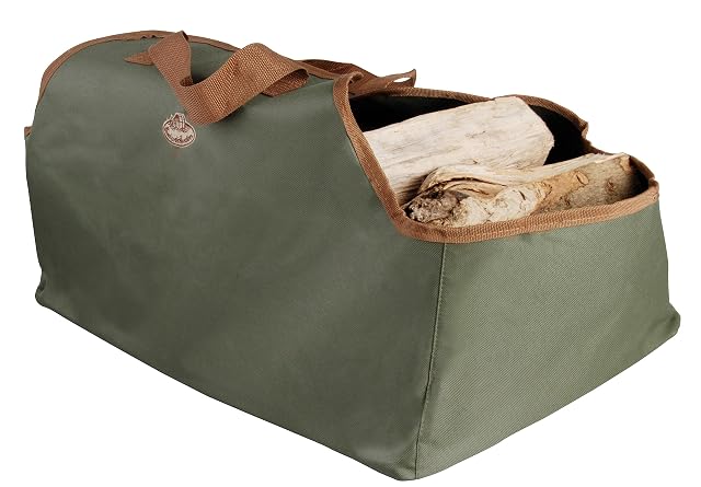 Sac de portage de bois de chauffage d’une marque d’accessoires de jardin