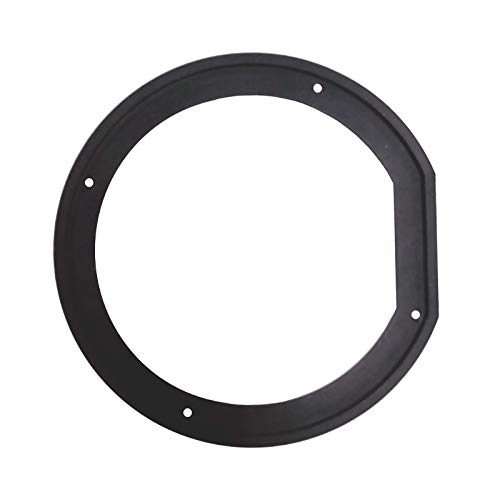 Joint de bride en caoutchouc silicone noir à quatre trous de fixation pour extracteur de poêle à granulés